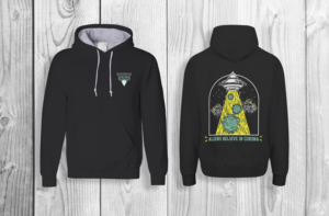 Apparel: Spaceeshipp - Alien Fit | Graphic Design by Pinky 