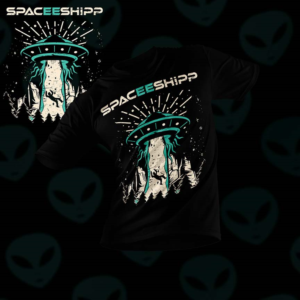 Apparel: Spaceeshipp - Alien Fit | Graphic Design by Yafi Mridha
