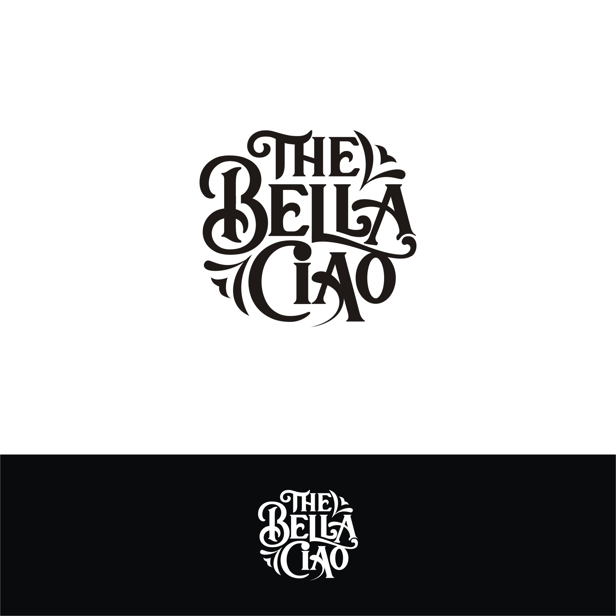 Playful, Personable Logo Design for The Bella Ciao Pasta Pizza Bar by