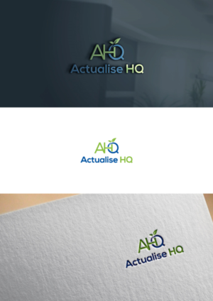 Actualise Headquarters or AHQ or Actualise HQ or AHQ Coaching | Logo Design by DesIcon