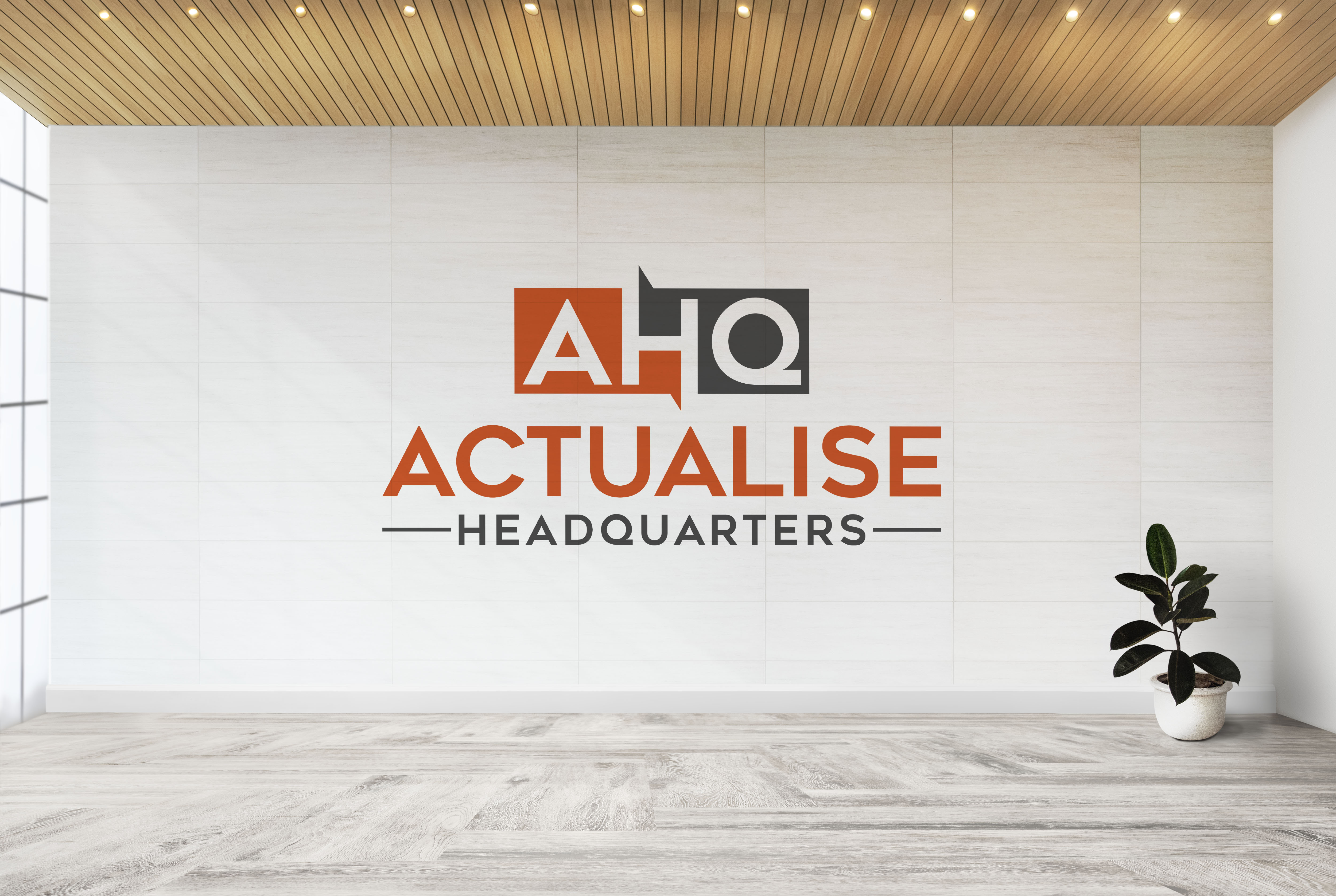 Logo Design by Aliqa Design for Actualise Headquarters | Design #24422724