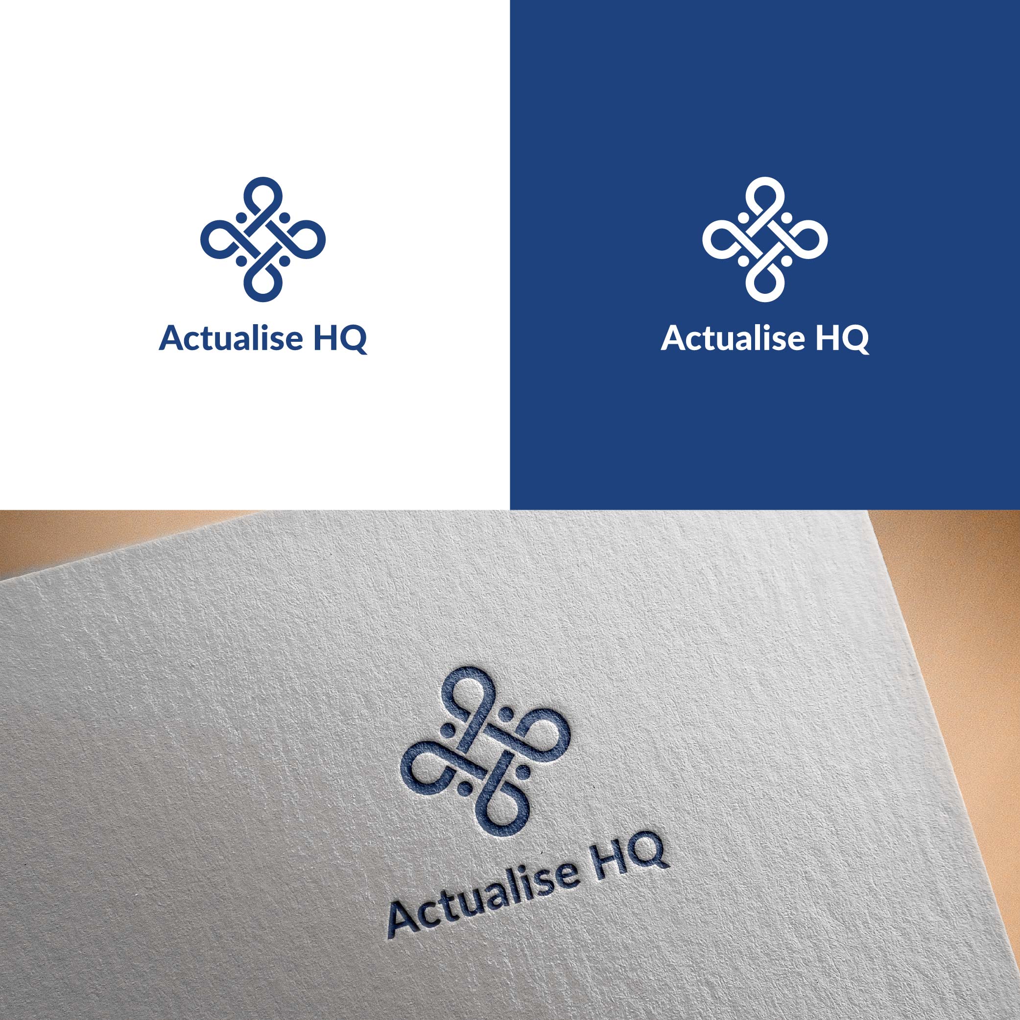 Logo Design by Fatrim for Actualise Headquarters | Design #24418818