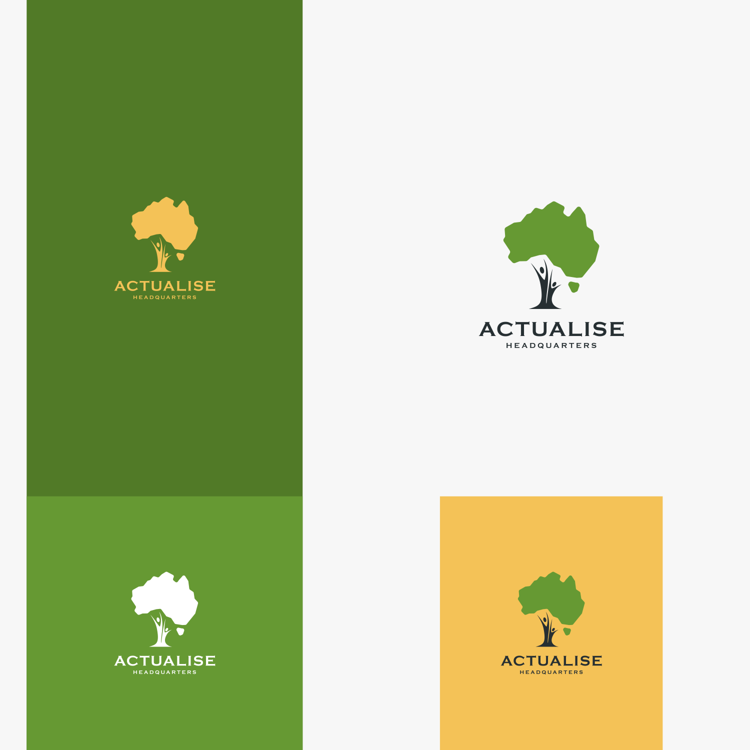Logo Design by 1+2=12 for Actualise Headquarters | Design #24424073