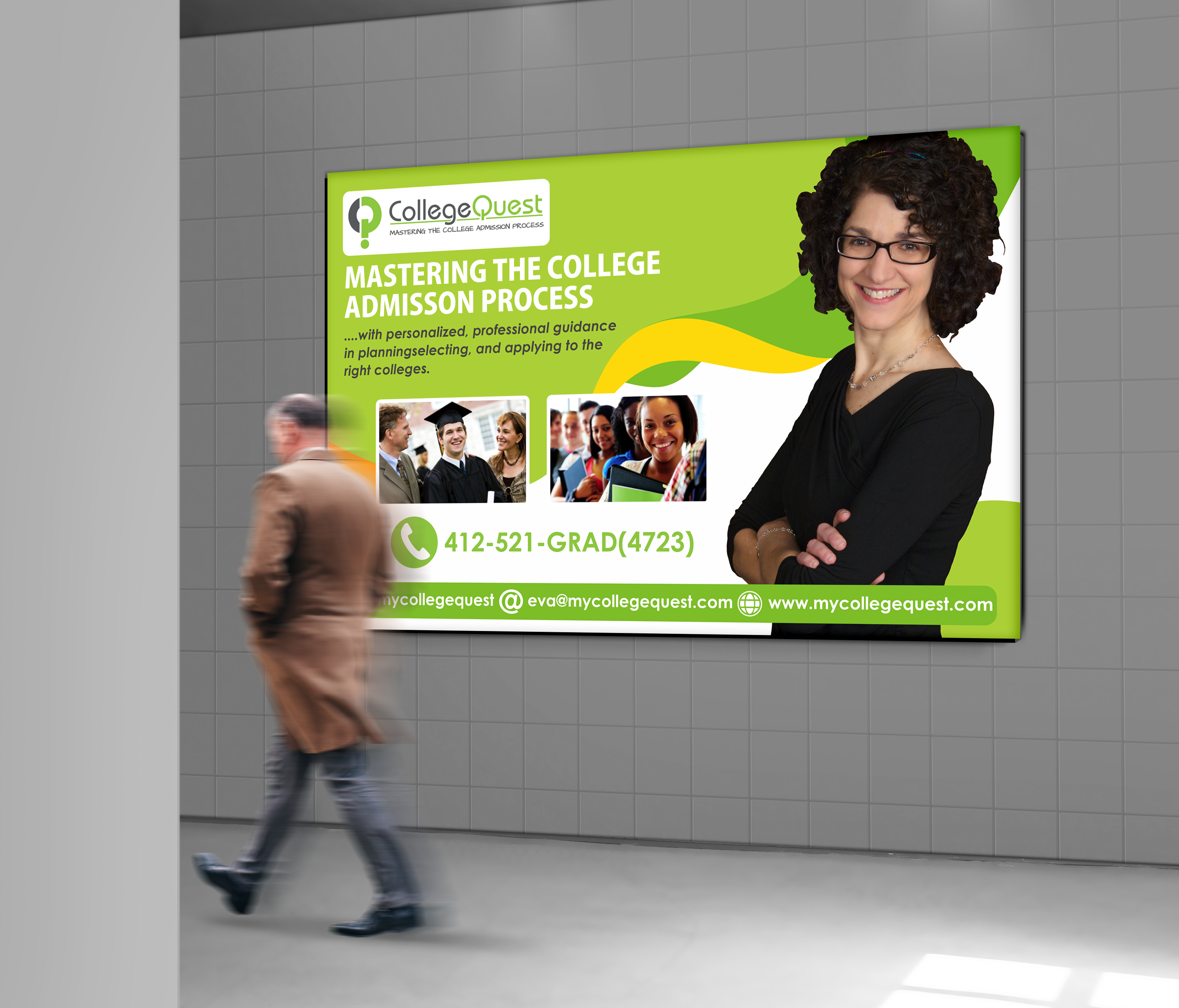 Graphic Design by pinasgitel for College Quest Consulting, LLC | Design #24589245