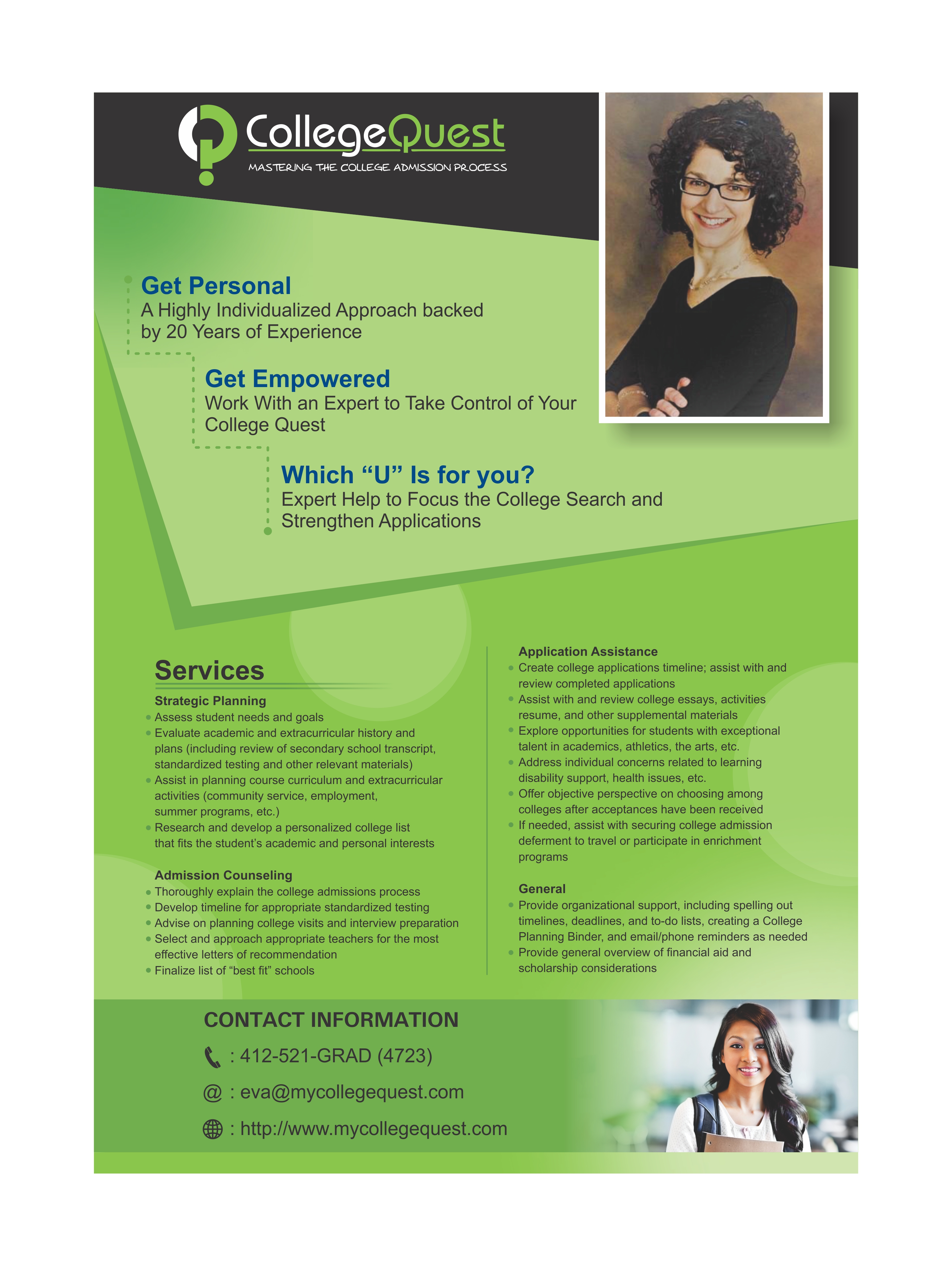Graphic Design by Nafis 4 for College Quest Consulting, LLC | Design #24462919