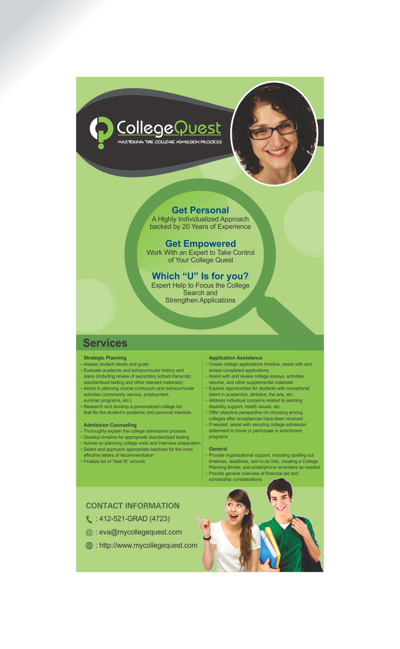Graphic Design by Nafis 4 for College Quest Consulting, LLC | Design #24482183