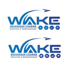 Logo Design by IdentsArt for WAKE Brokerage Courier/Agency Services & Warehousing | Design: #24464942
