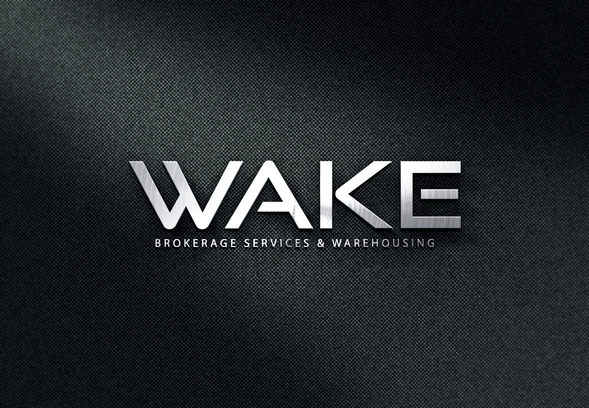 Logo Design by Butta Bomma for WAKE Brokerage Courier/Agency Services & Warehousing | Design #24430335
