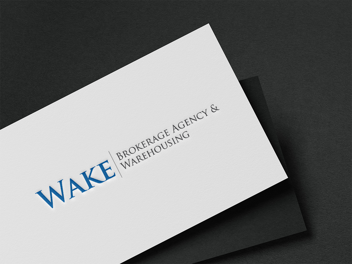 Design de Logo par Butta Bomma pour WAKE Brokerage Courier/Agency Services & Warehousing | Design #24430371
