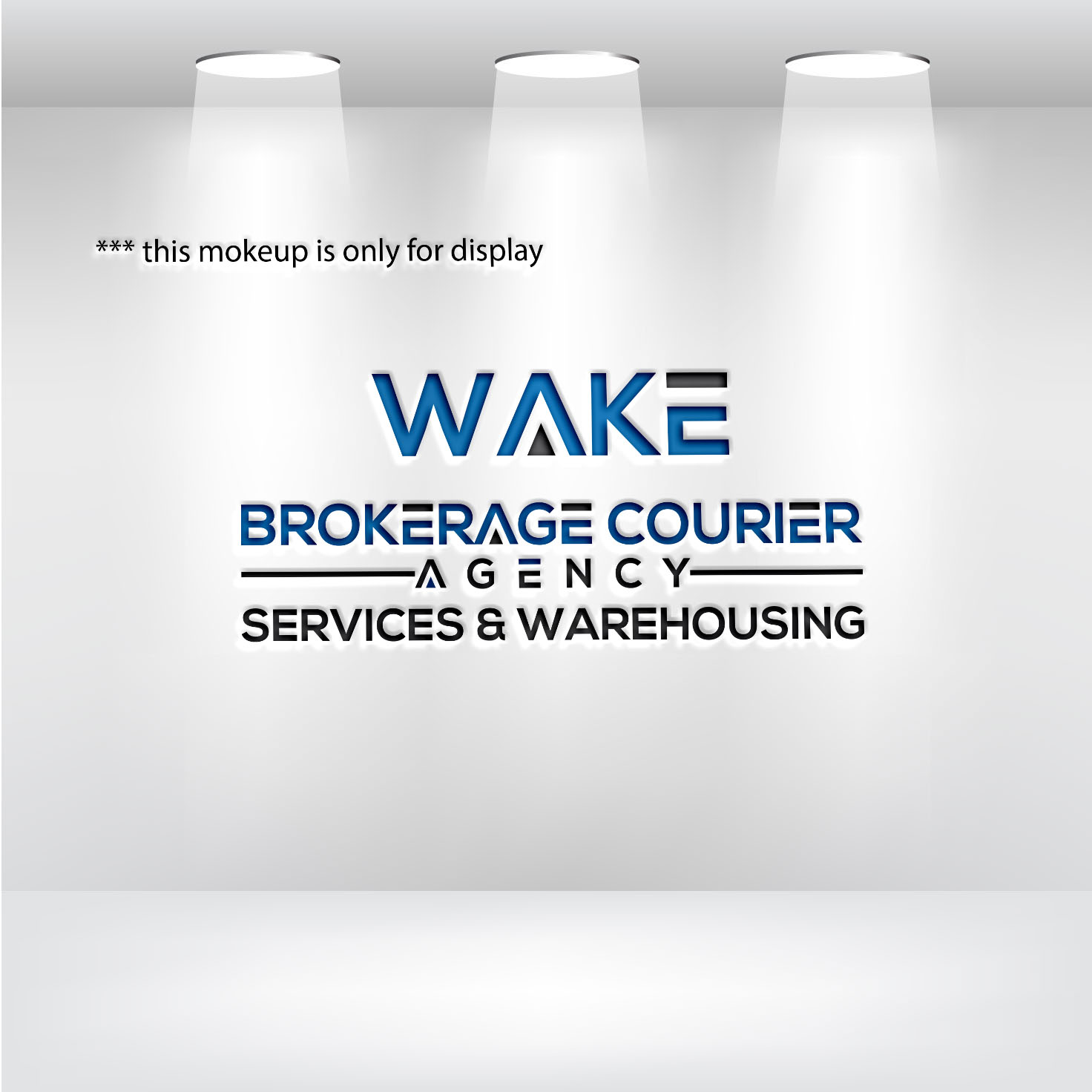 Logo Design by Rnxtx for WAKE Brokerage Courier/Agency Services & Warehousing | Design #24426308