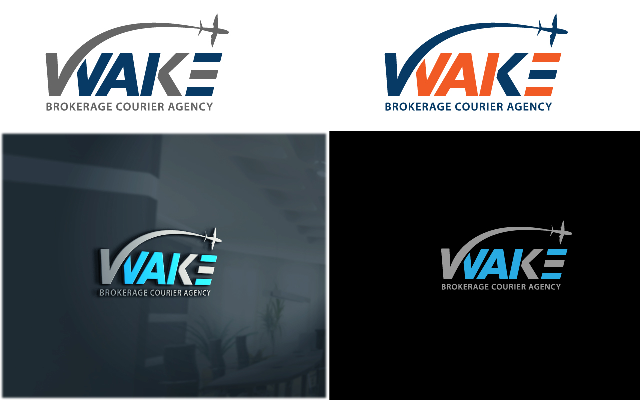 Logo Design by Talha11222 for WAKE Brokerage Courier/Agency Services & Warehousing | Design #24441460