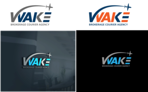 Diseño de Logo por Talha11222 para WAKE Brokerage Courier/Agency Services & Warehousing | Diseño #24441460