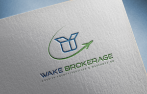 WAKE Brokerage Courier Agency/Services & Warehousing  | Logo Design by GoodTimes$$$