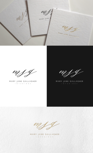 Mary Jane Gallagher Interiors | Logo Design by GLDesigns