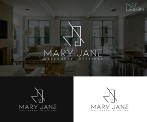 Mary Jane Gallagher Interiors | Diseño de Logo por Dot Design 3