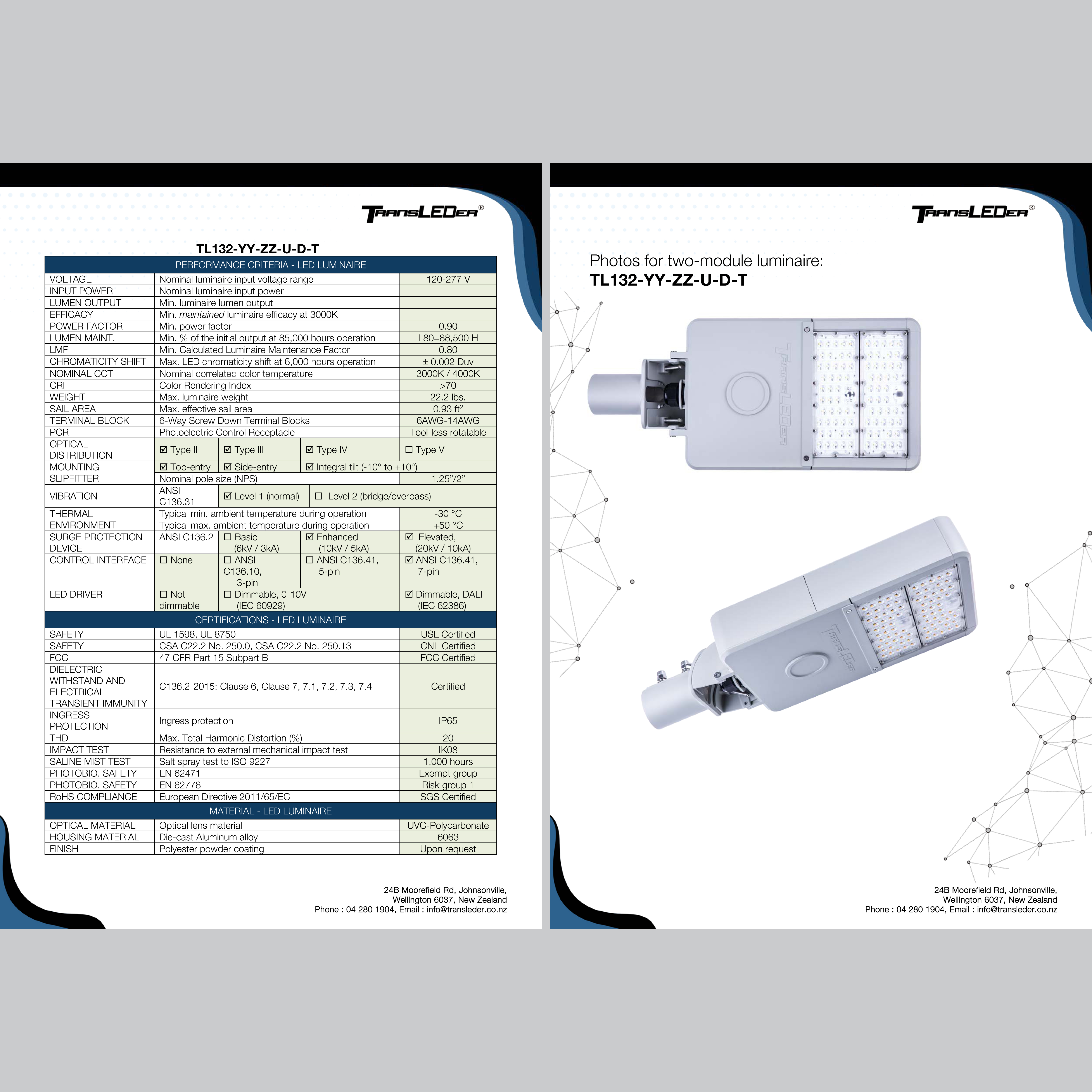 Flyer Design by Mediainfy for TransLEDer Lighting Pty. Ltd. | Design #24443693