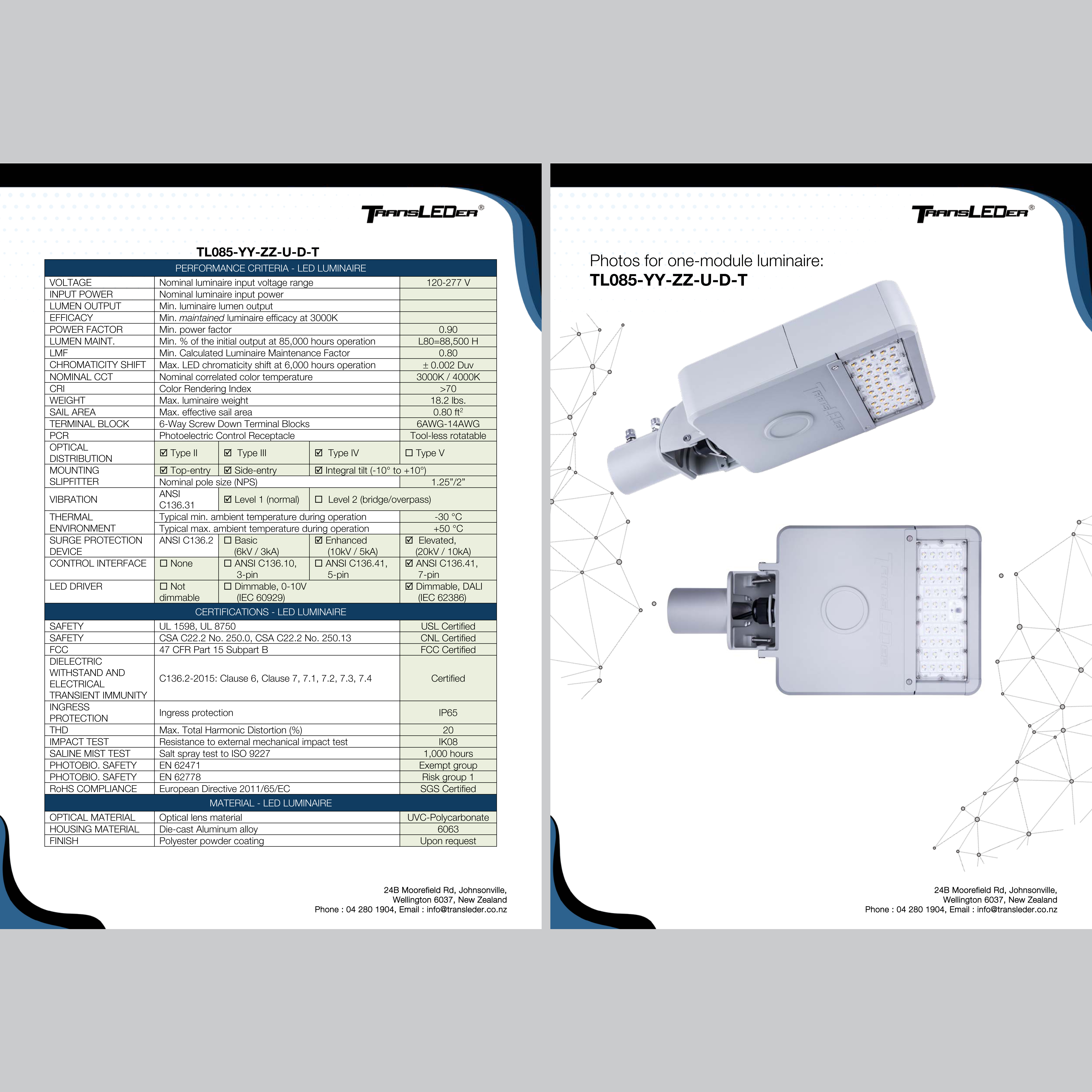 Flyer Design by Mediainfy for TransLEDer Lighting Pty. Ltd. | Design #24443696