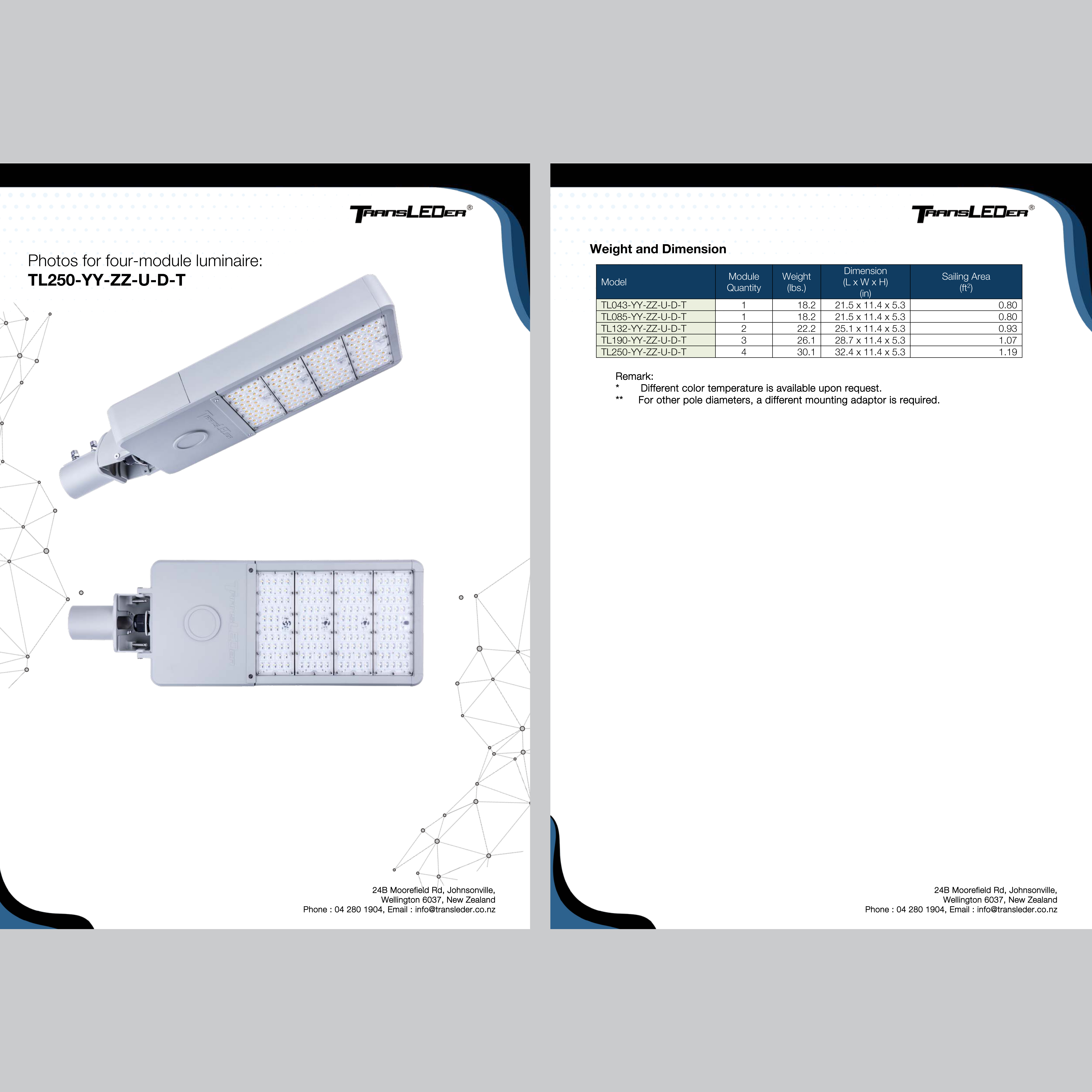 Flyer Design by Mediainfy for TransLEDer Lighting Pty. Ltd. | Design #24443702