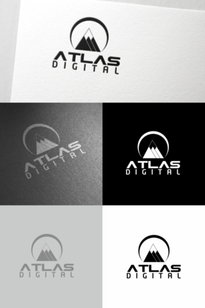 Atlas Digital | Logo Design by Veronica 10