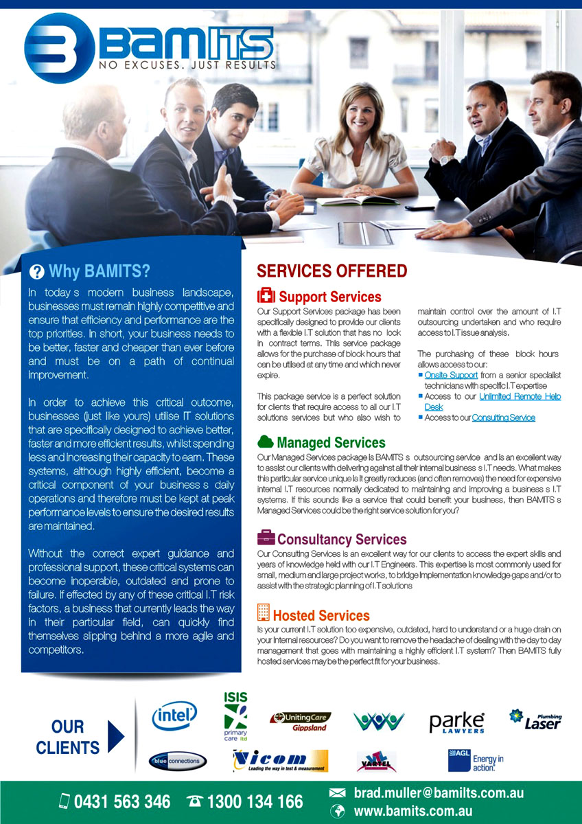 Flyer Design by Designers Hub for BAMITS | Design #3072547
