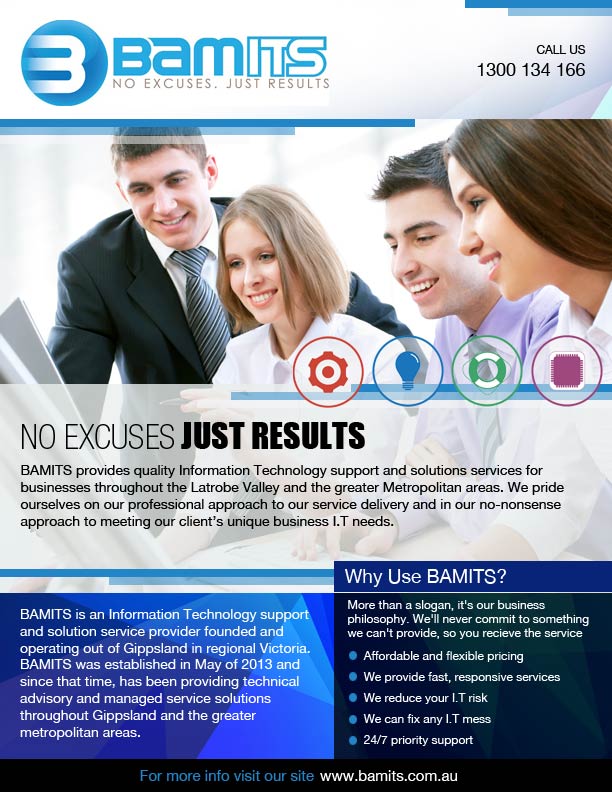 Flyer Design by uk for BAMITS | Design #3186711