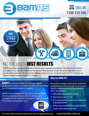 Flyer-Design von uk für BAMITS | Design #3416269