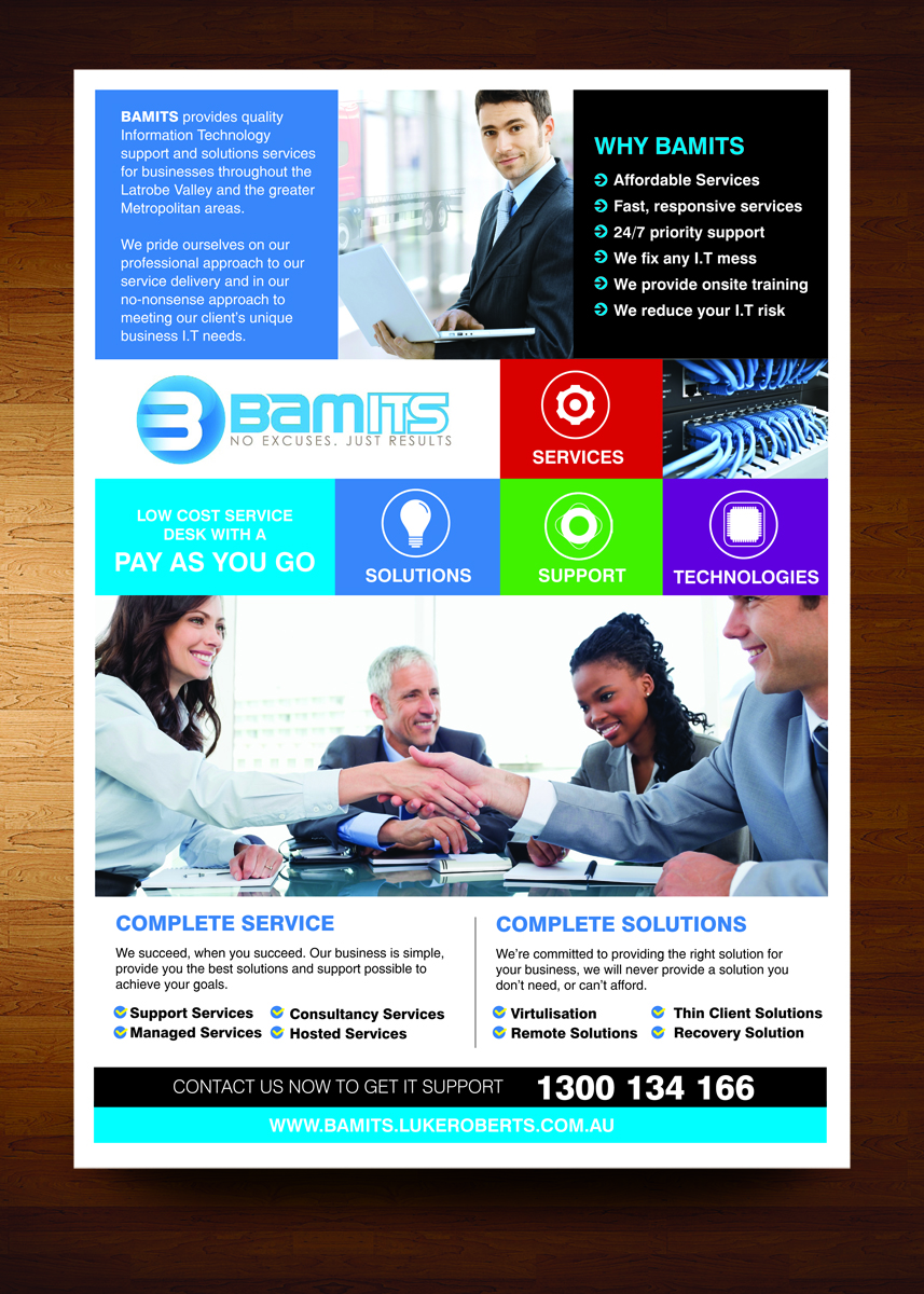 Flyer Design by rkailas for BAMITS | Design #3124389