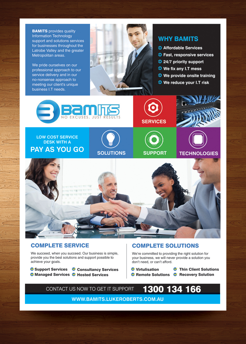 Flyer Design by rkailas for BAMITS | Design #3124414