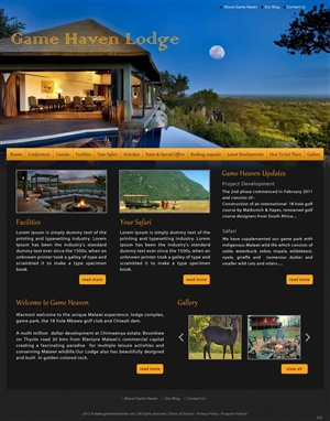 Web Design by pb for this project | Design: #727265