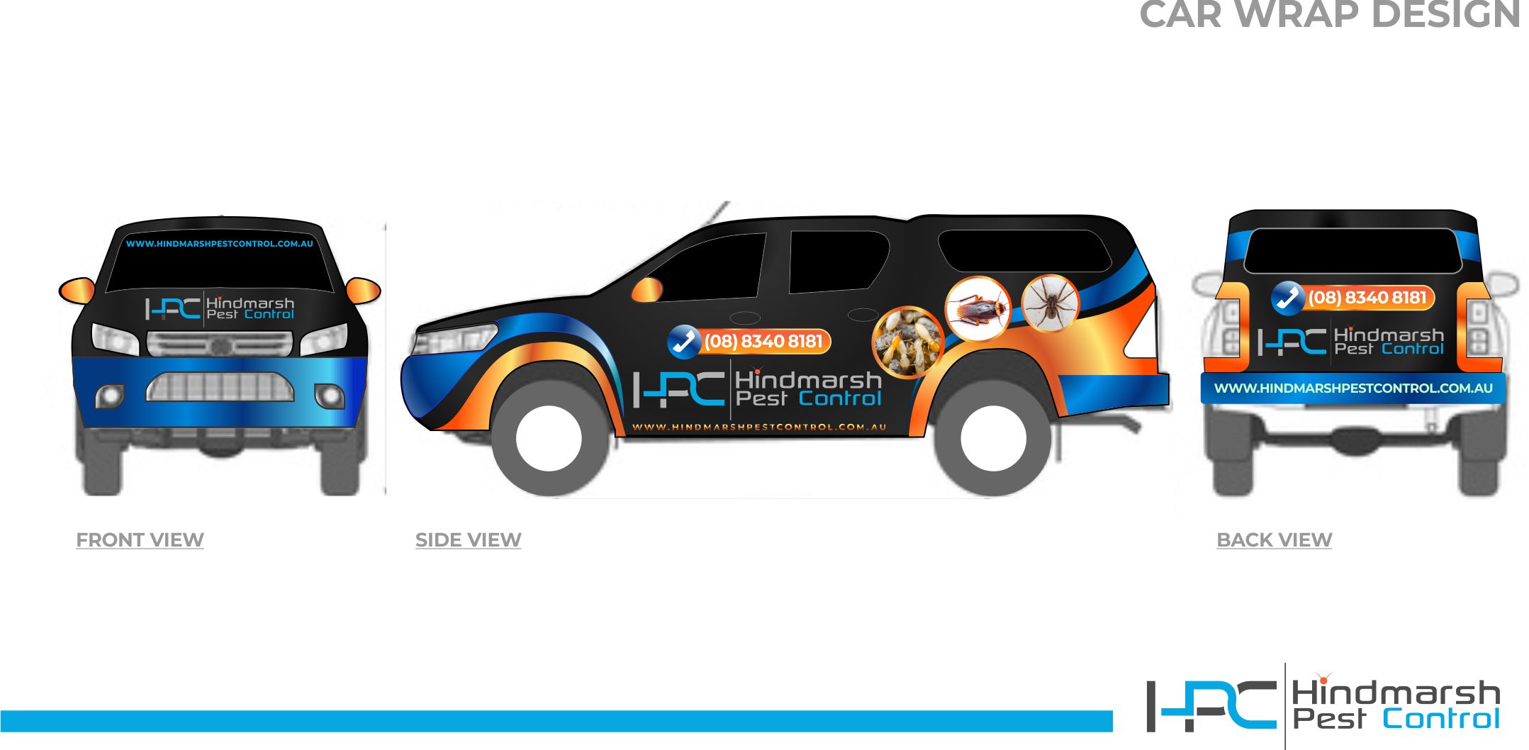Car Wrap-Design von Robby SC für Hindmarsh Pest Control | Design #24438780