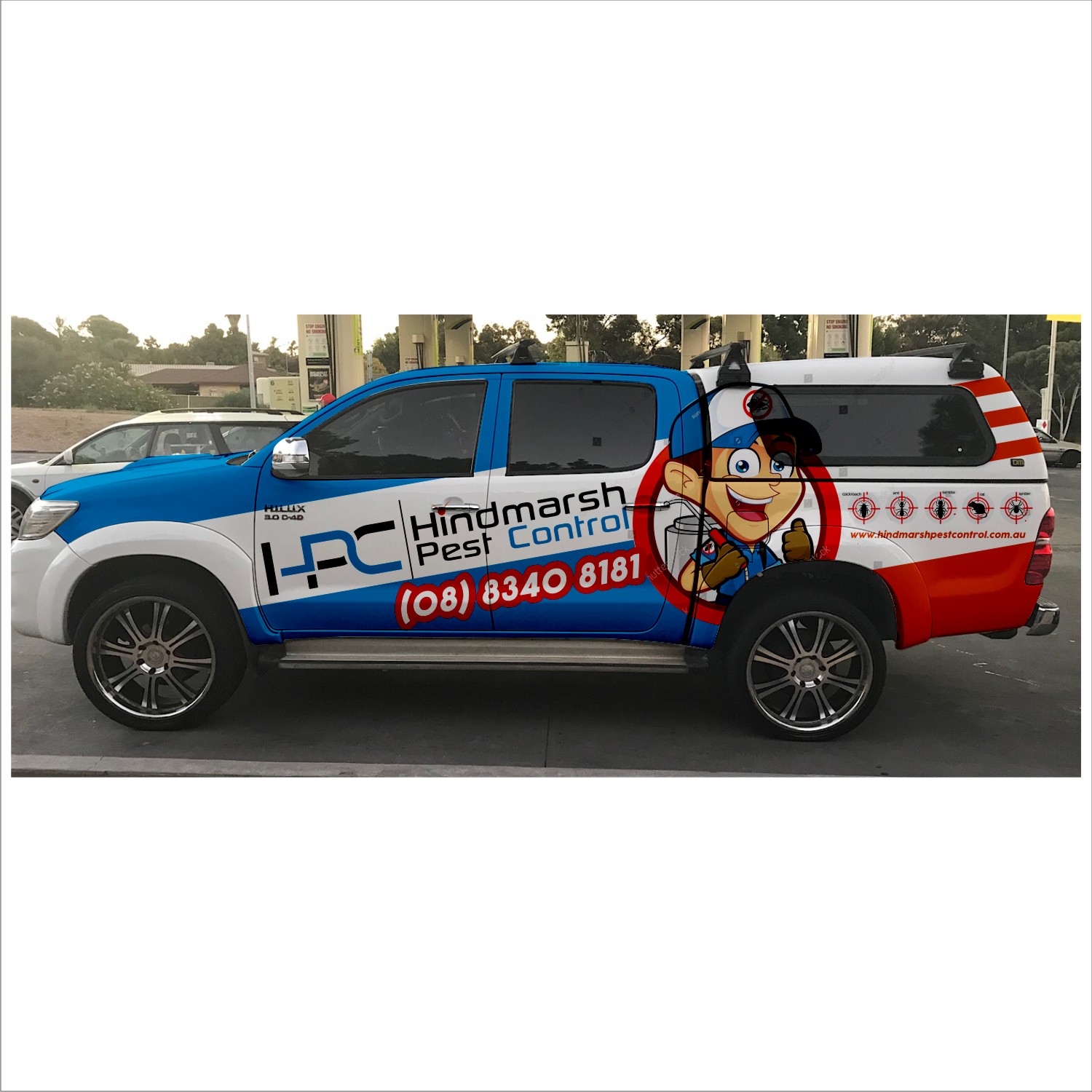 Car Wrap Design by DG+ for Hindmarsh Pest Control | Design #24475225