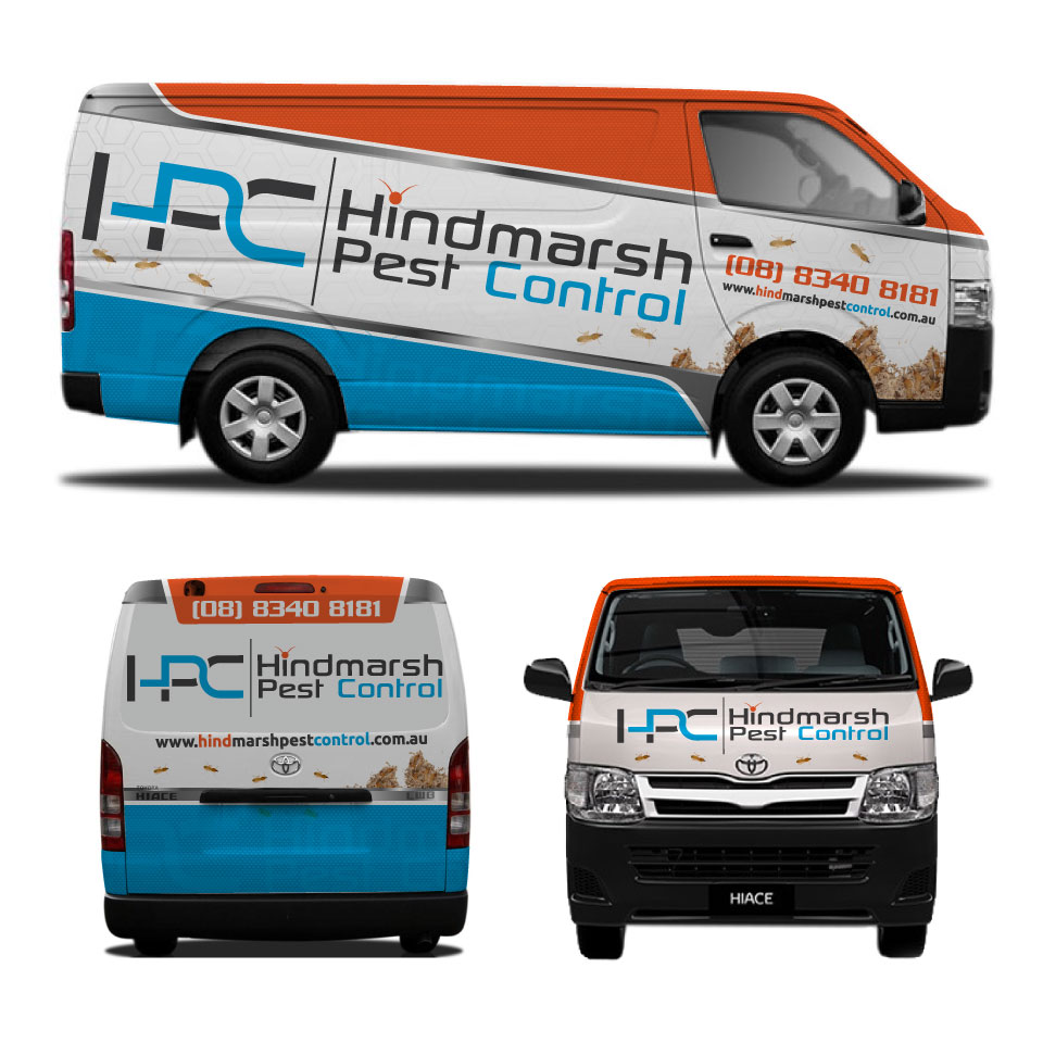 Car Wrap-Design von Yoga Tri für Hindmarsh Pest Control | Design #24488072