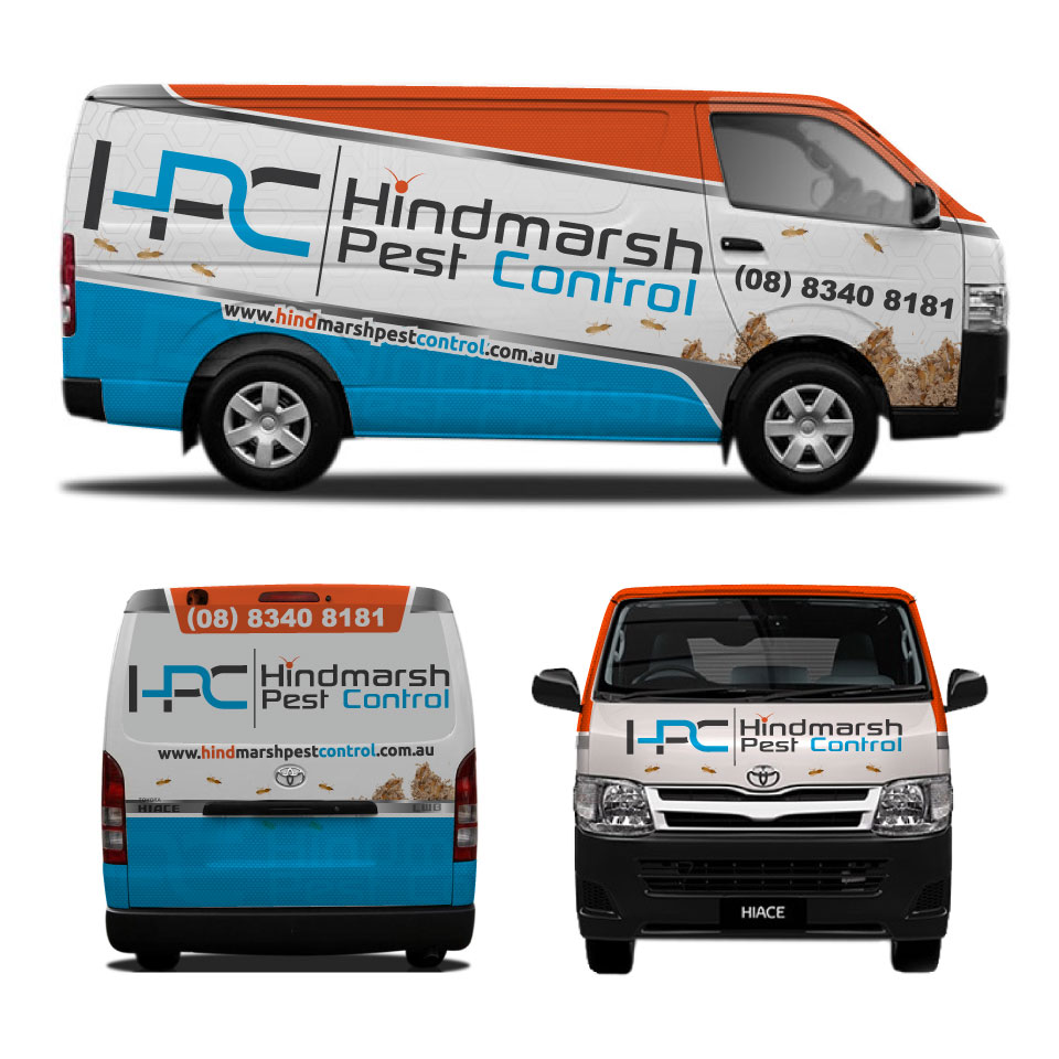 Car Wrap-Design von Yoga Tri für Hindmarsh Pest Control | Design #24496865