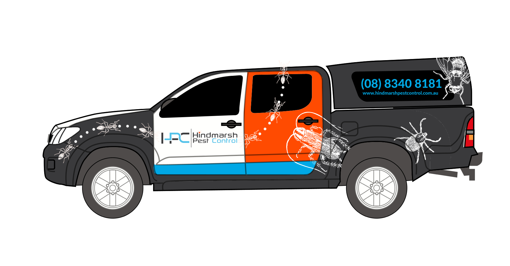 Car Wrap Design by Javelin Studio for Hindmarsh Pest Control | Design #24470000