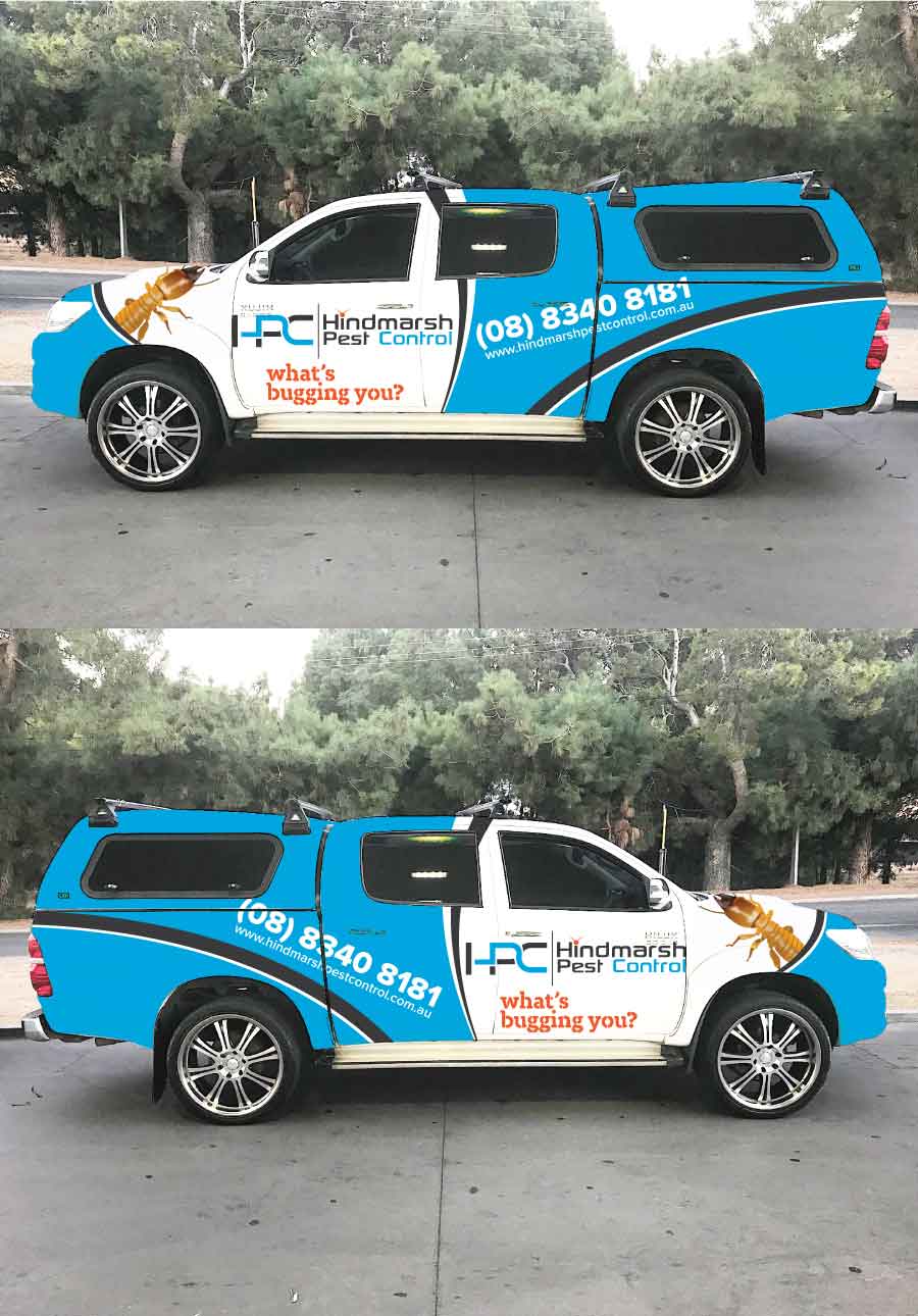 Car Wrap Design by Shumaila Kiran for Hindmarsh Pest Control | Design #24452617