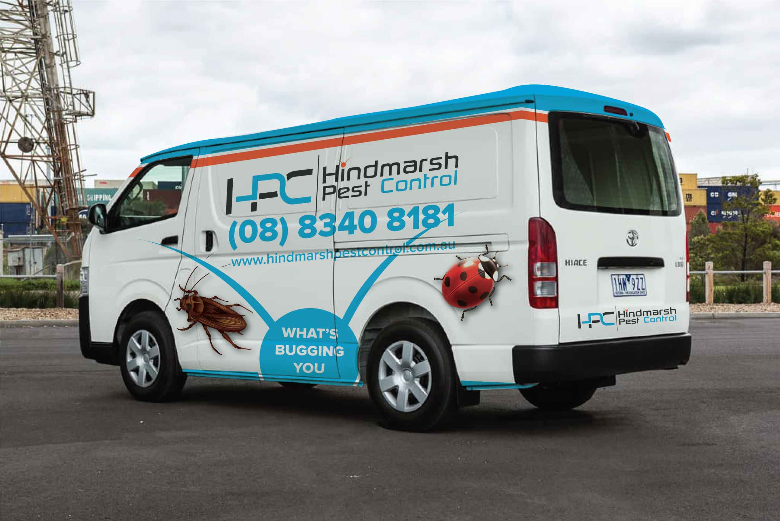 Car Wrap Design by Shumaila Kiran for Hindmarsh Pest Control | Design #24492097