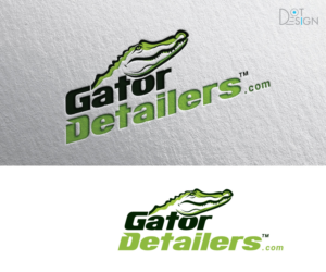 Logo should have an image of an alligator and have the text of Gator Detailing.  We live in Florida and this is gator central.  Also include GatorDetailers.com into the logo.  Colorful would be great. | Logo Design by Dot Design 3