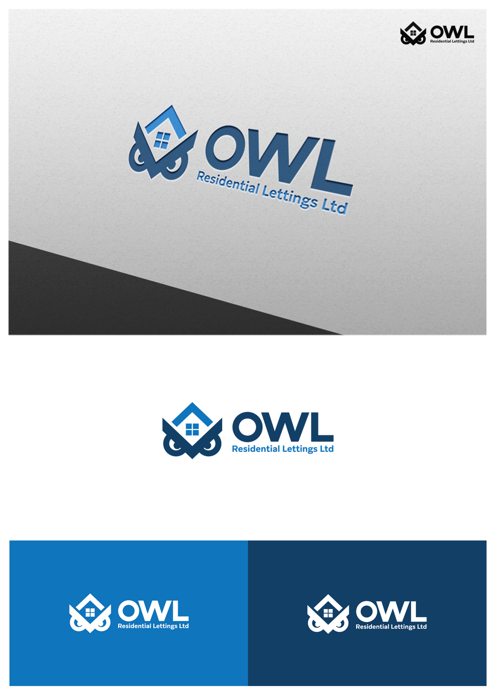 Logo Design by goranvisnjic82 for Owl Residential Lettings Ltd | Design #24443523