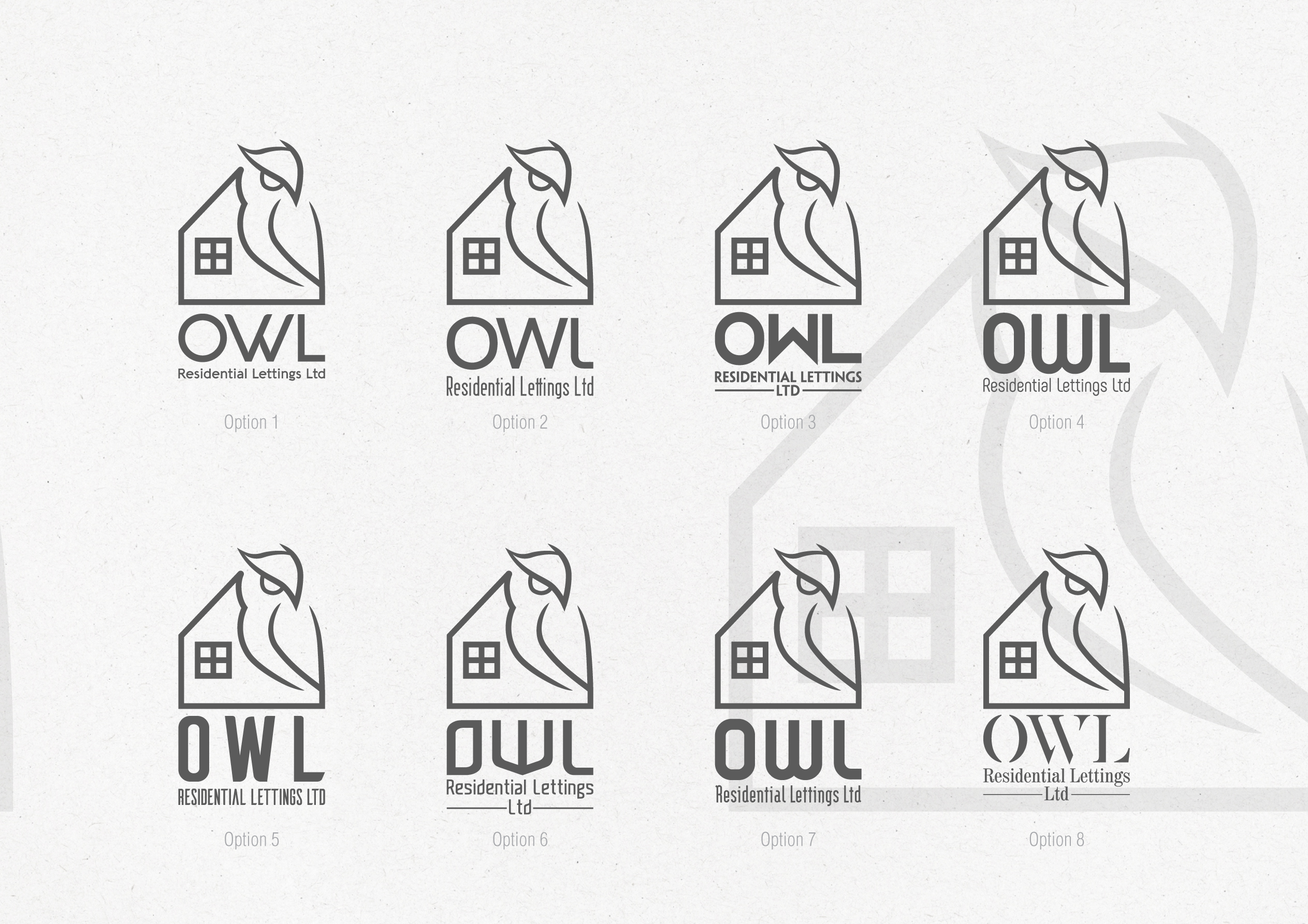 Logo Design by Gellert Fulop for Owl Residential Lettings Ltd | Design #24509363
