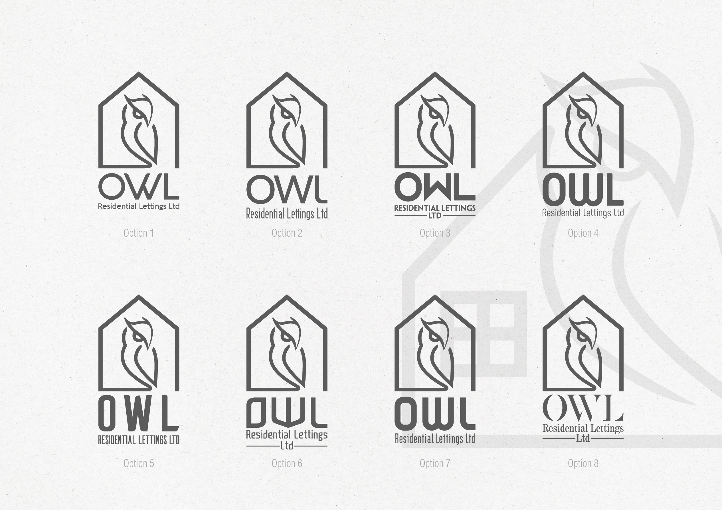 Logo Design by Gellert Fulop for Owl Residential Lettings Ltd | Design #24509643