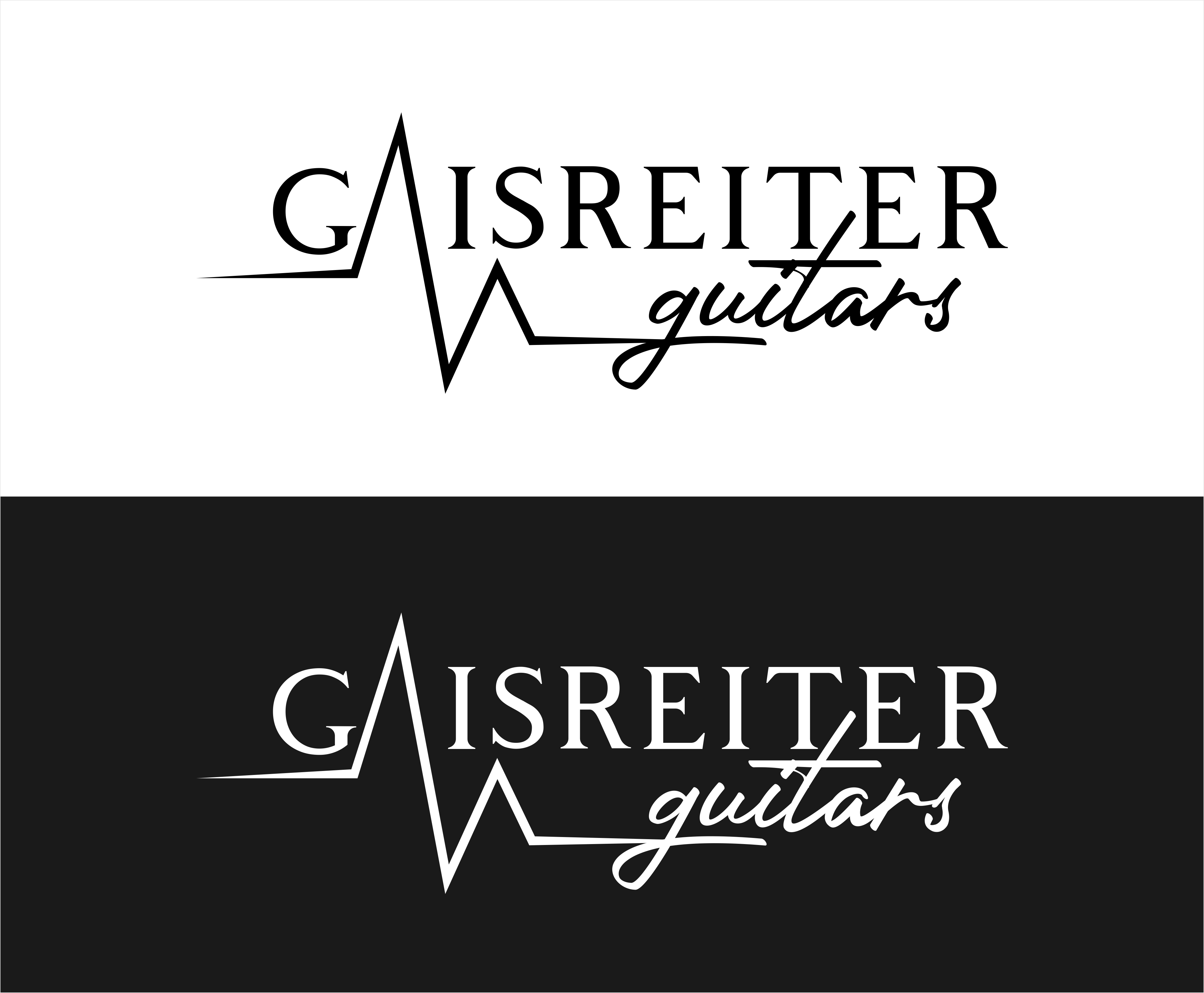 Logo Design by vta for Gaisreiter Guitars | Design #24444359