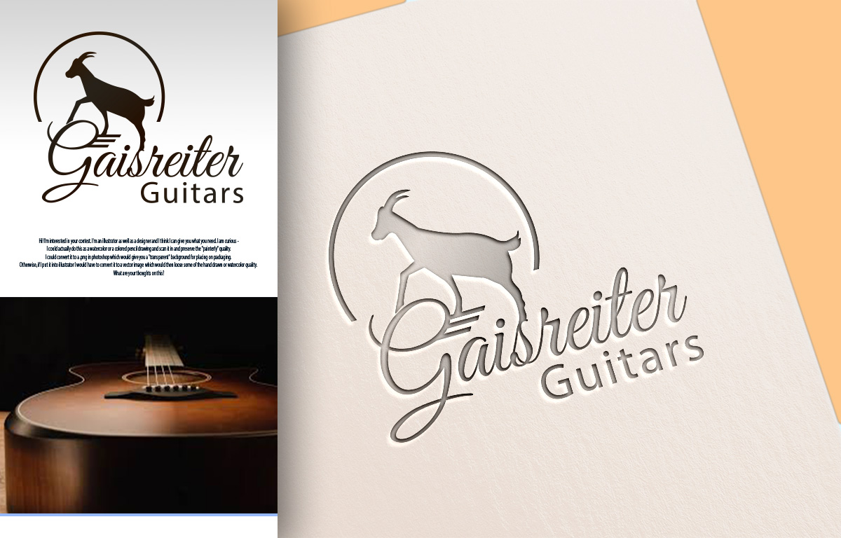 Diseño de Logo por Wonderful design para Gaisreiter Guitars | Diseño #24440998