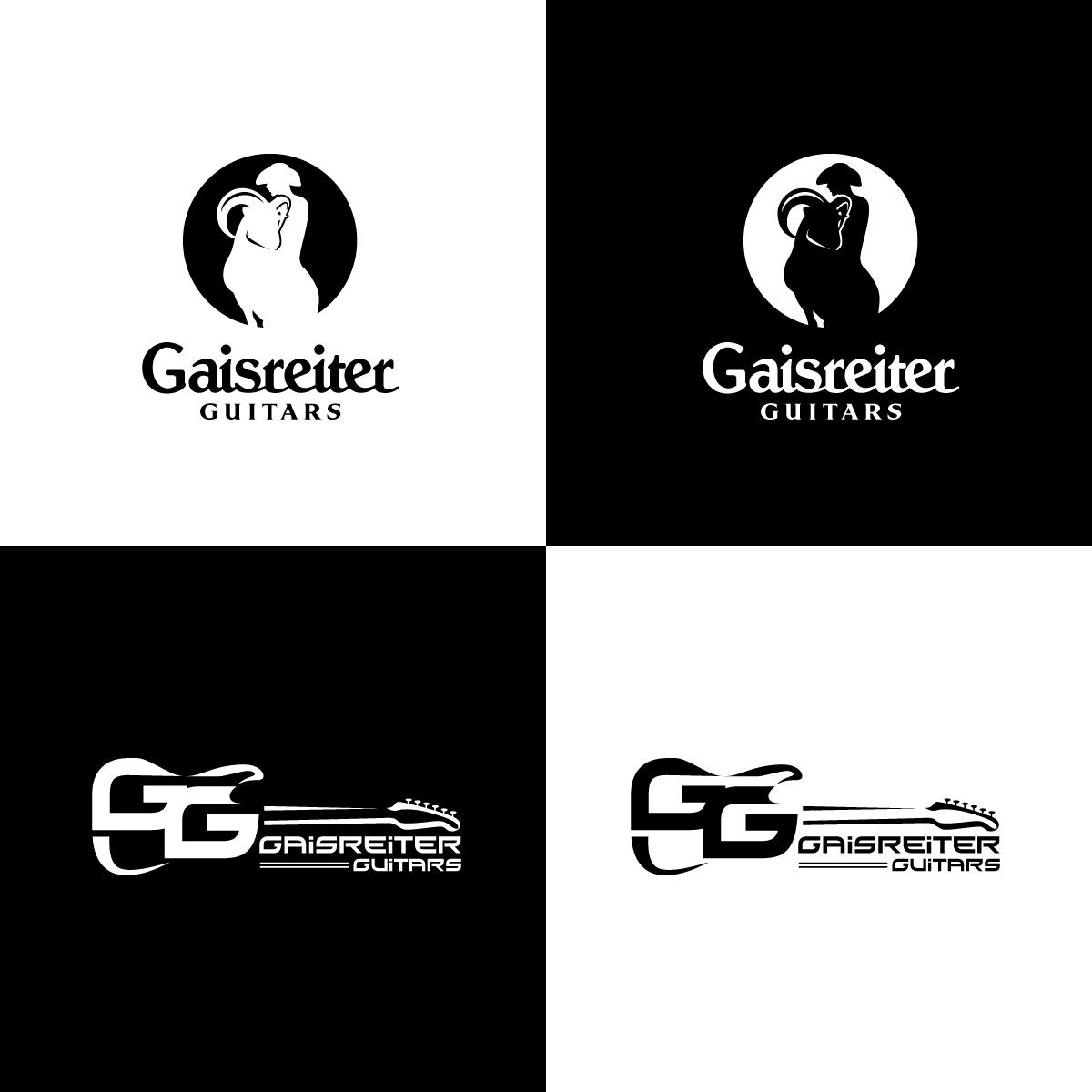 Logo Design by Rii for Gaisreiter Guitars | Design #24440432