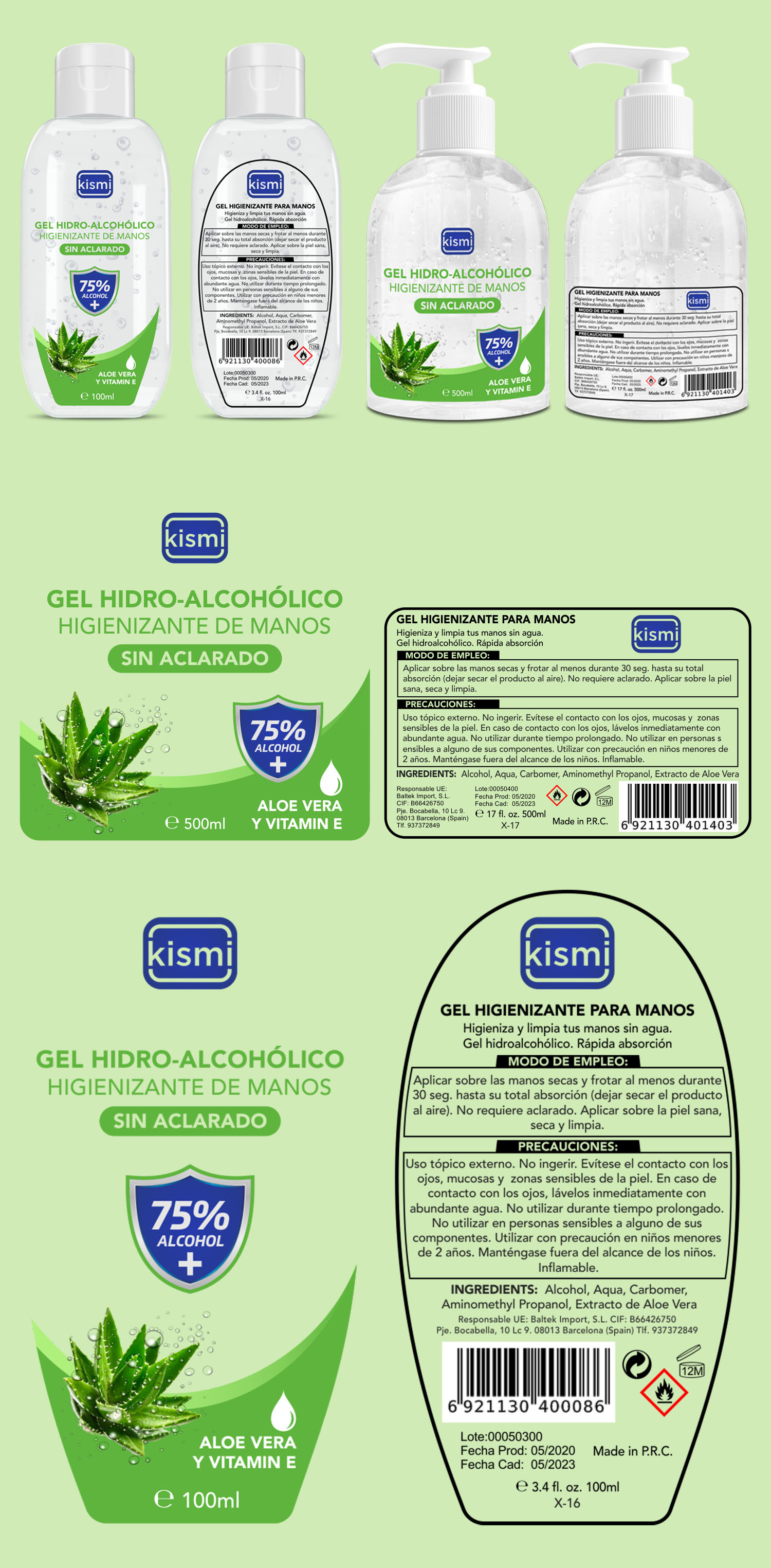 Label Design by RenCan for Baltek Import, S.L. | Design #24470836
