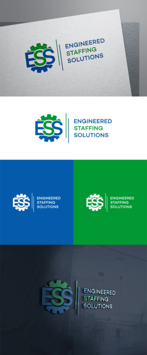 Open to using abreviation or initials. Is there an option to have Engineered Staffing Solutions in the logo? | Logo Design by R Graphic