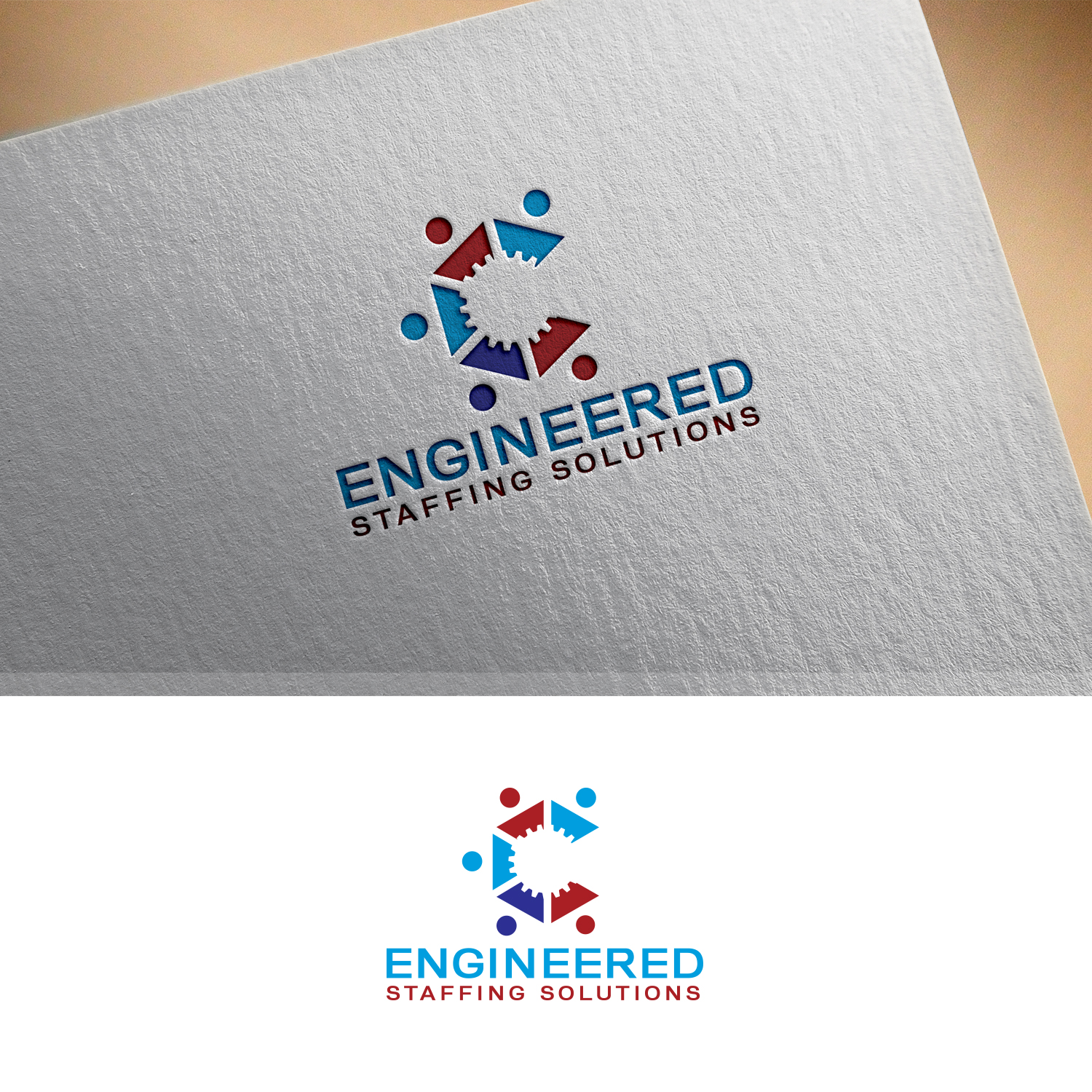 Logo Design by Maxo-Biz for Engineered Staffing Solutions | Design #24440376