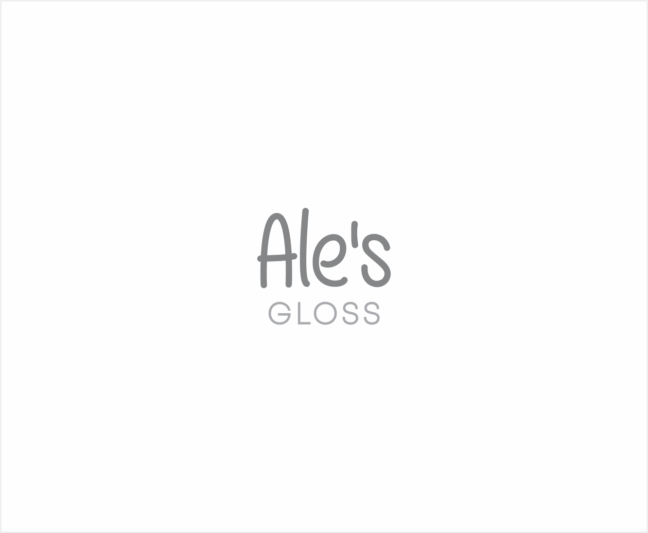Diseño de Logo por Naavyd para Ale's gloss | Diseño #24439778