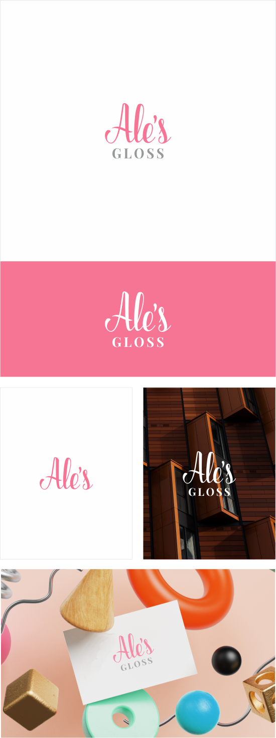 Logo Design by Naavyd for Ale's gloss | Design #24439780