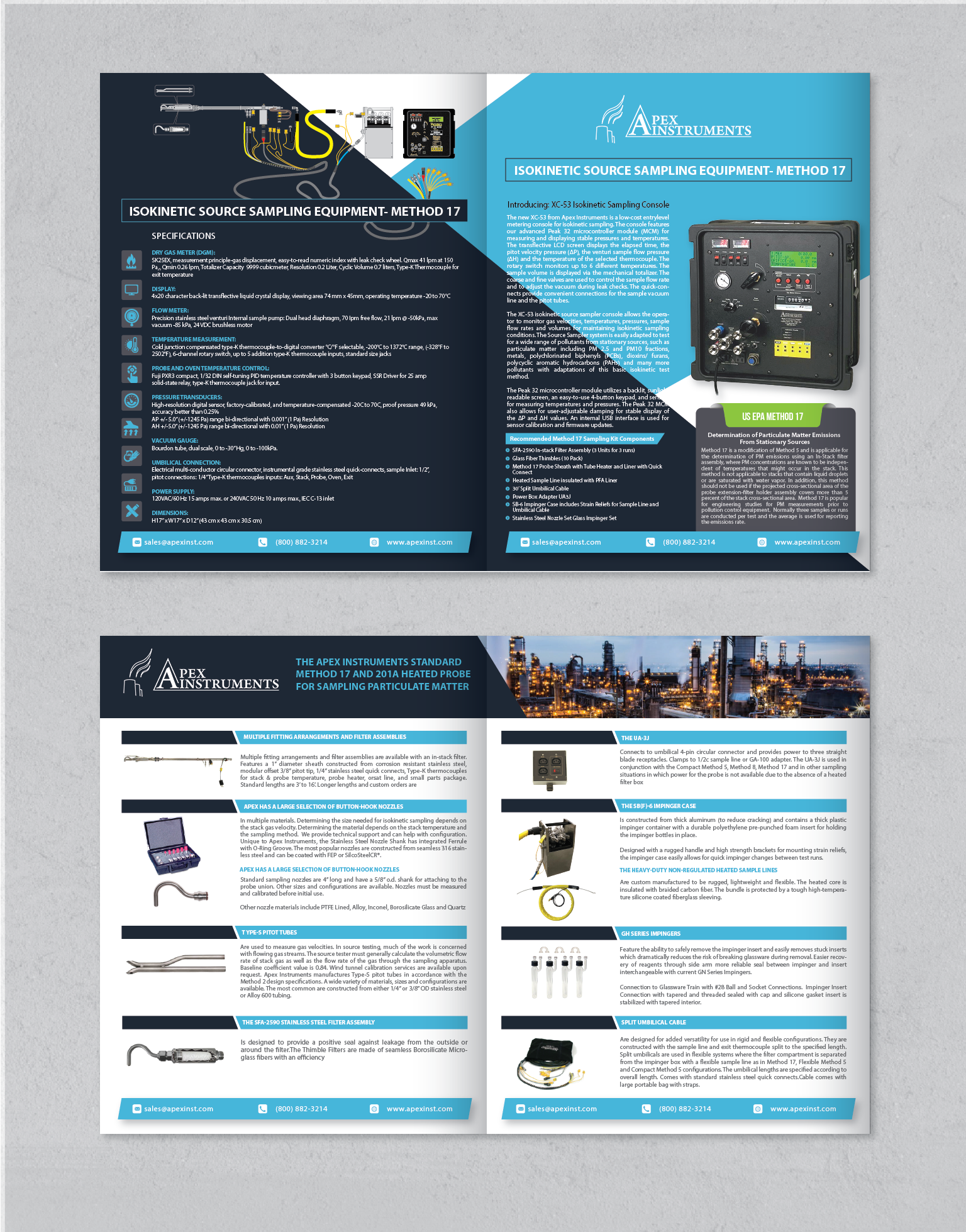 Brochure Design by alex989 for Apex Instruments Inc. | Design #24463018