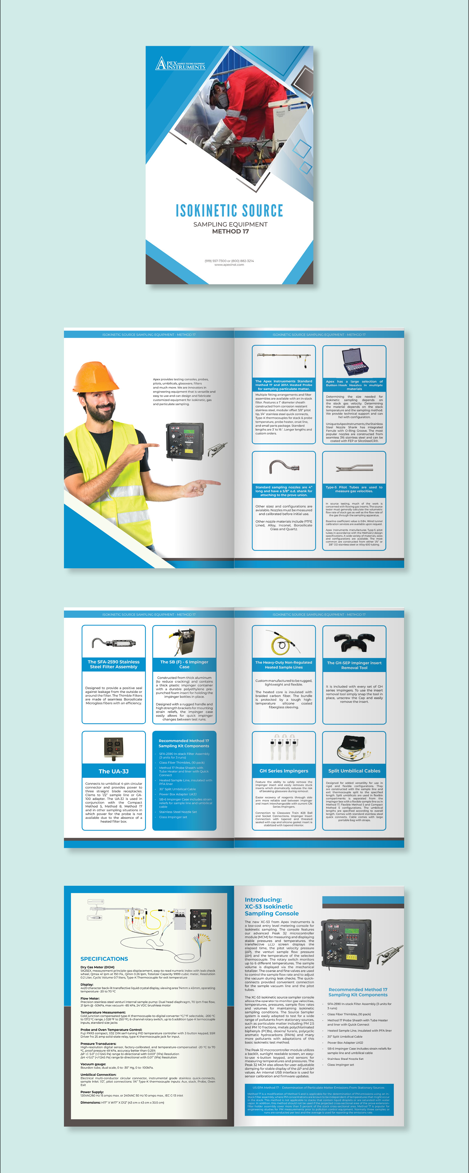 Brochure Design by Louie Fuentes | Manobo Graphic Design Services for Apex Instruments Inc. | Design #24473361